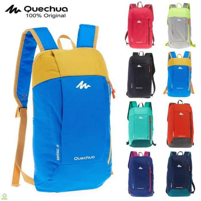 Tas Ransel Daypack Quechua Arpenz 10 Original Tas Pria Tas Wanita Tas Sekolah Tas Kuliah