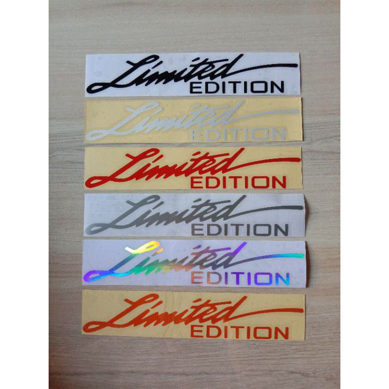 sticker motor limited edition