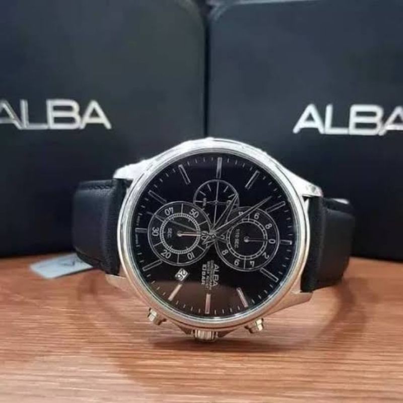 angelswach jam tangan alba AM3417X1 Pria jam tangan original garansi 1 tahun