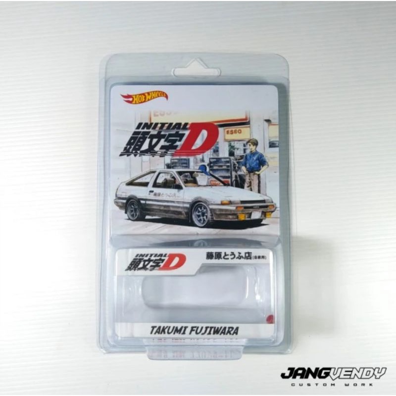 Hotwheels Toyota AE86 Initial D (card custom only)