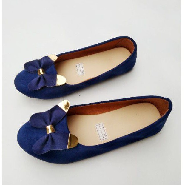 sepatu flat shoes anak pita lucu terbaru