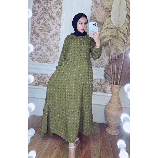 Gamis Crincle Uragiri Terbaru/Gamis Veronika