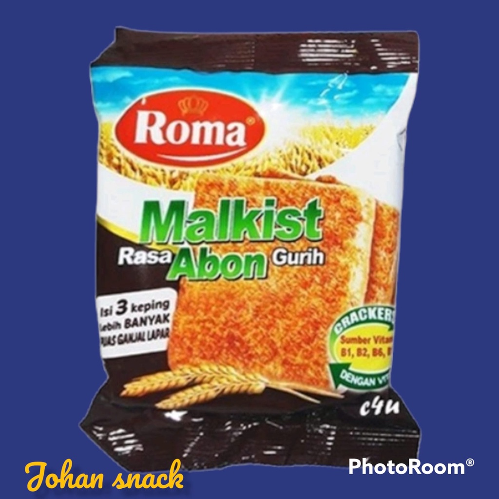 Roma Malkist Crackers All Varian 180 g / 10 Bks @ 18 g