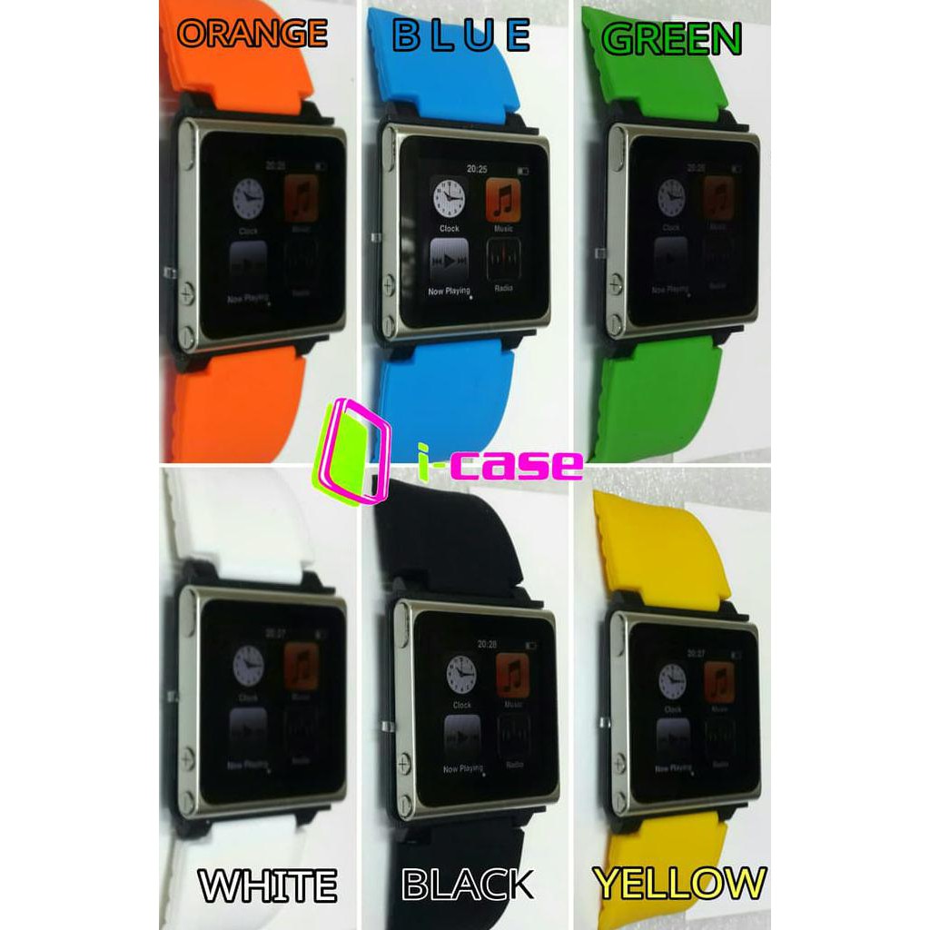Strap Case Ipod Nano Gen 6 rubber - Izhar.Farida