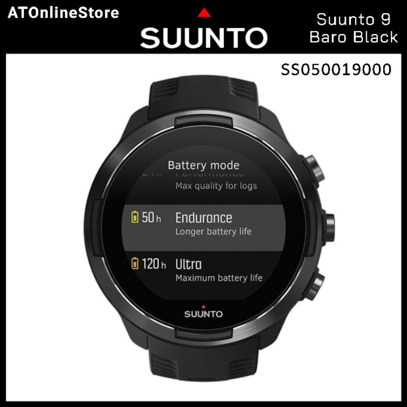 Jam Tangan Smartwatch Suunto 9 Baro Black SS050019000 ORIGINAL Resmi