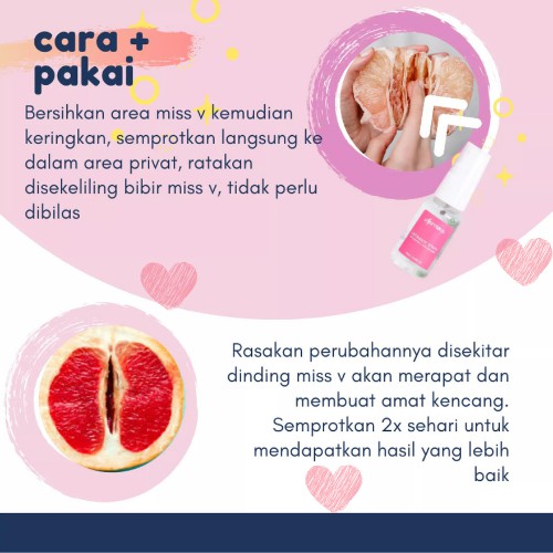 DERMAYU INTIMATE SPRAY 20ML - PERAPAT VAGINA - RAPET VAGINA - PERAPET MISS V PERAPAT MISS V SERUM