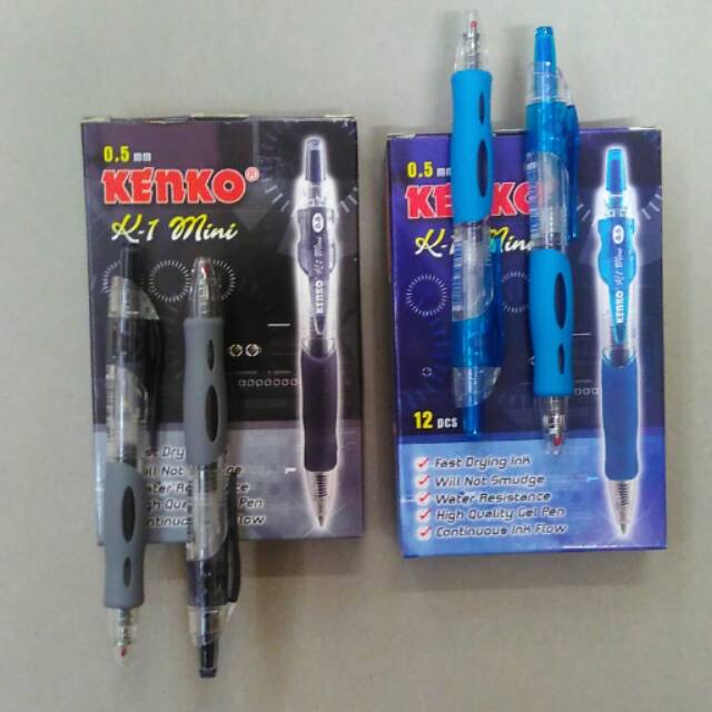 

Pulpen kenko mini k-1 hanya tersediah tinta biru saja