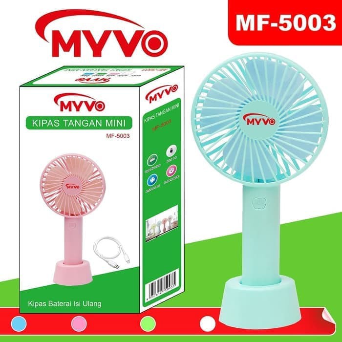 Kipas Angin / Mini Fan Portable Gagang Myvo 5003