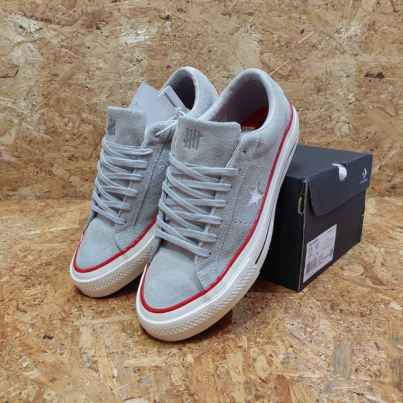 Sepatu sneakers Converse One Star Undefeated Grey