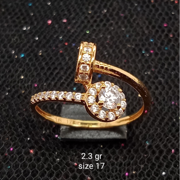 Cincin Emas 17K - 2.3 gr Kadar 750 - 733