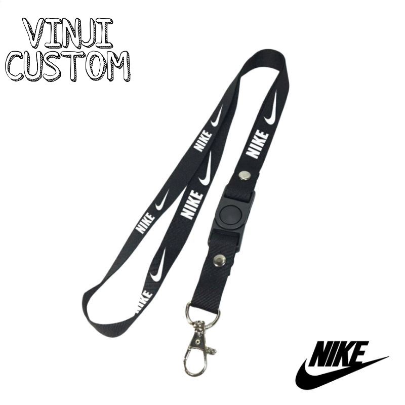 

Lanyard NIKE tali lanyard DISTRO gantungan kunci name tag id card kartu nama / tali lanyard gantungan leher