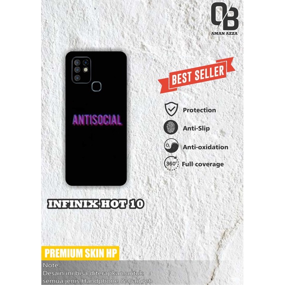 GRASKIN HANDPHONE INFINIX HOT 10 ANTI SOCIAL