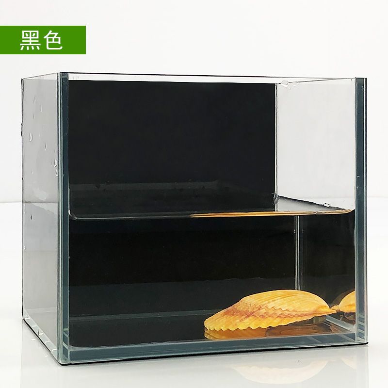 Sticker Skotlet Background Aquarium Warna Hitam Premium Berperekat Stiker Kaca Begron Akuarium