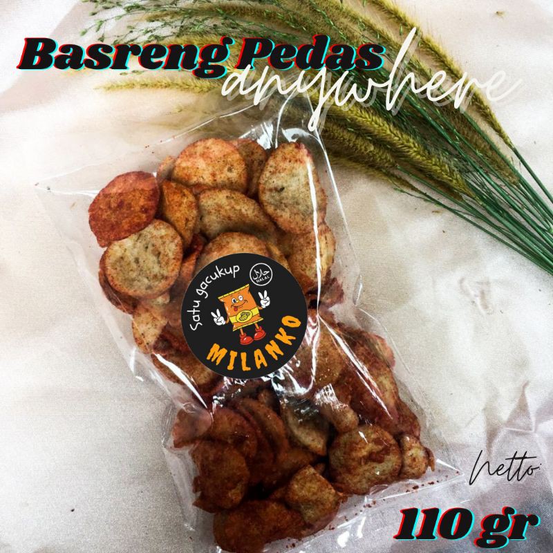 

[Milanko.id] Basreng Pedas | Snack | Cemilan murah hehe