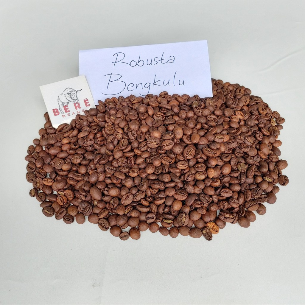 Kopi Robusta Bengkulu Sumatera Indonesia 100 GRAM Biji Bubuk Coffee Beans Giling Coffe Cofe Bean