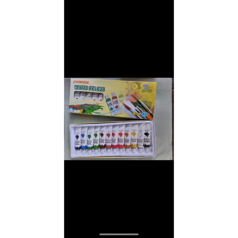 

cat air water color evercross 12 warna 9 ml setara vtec