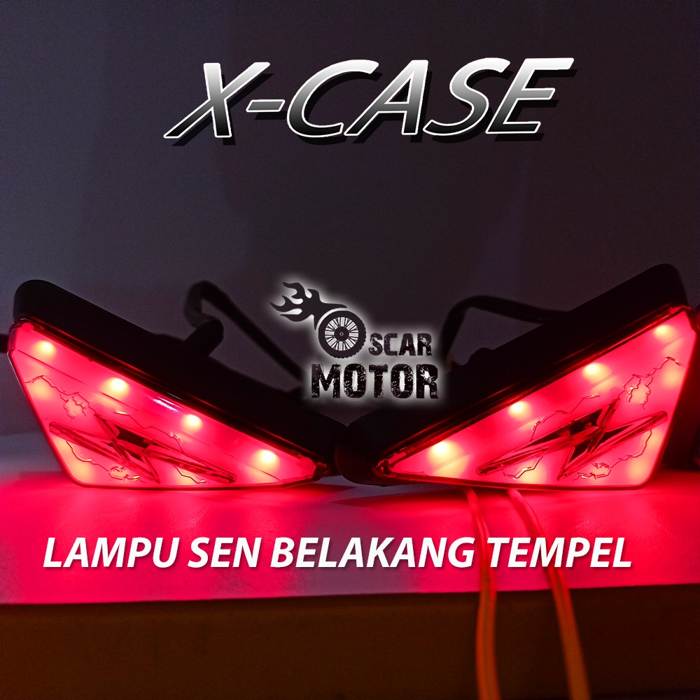 LAMPU SEN TEMPEL 298 NEW SEGI TIGA BARU SEN PAIRING BELAKANG RUNNING motor