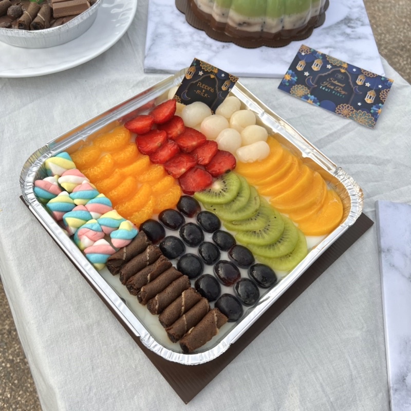 

Puddingnmilk • Balqees Pudding Mix Fruits / Hampers Lebaran
