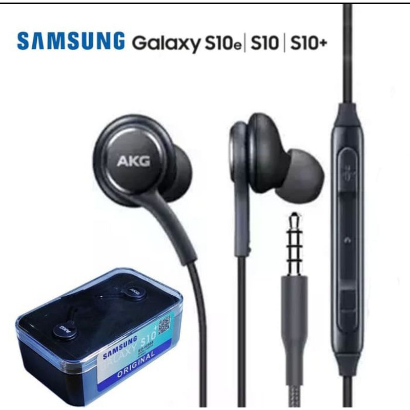 HANDSET HEADSET HANDFREE HF SAMSUNG S10 - S10 PLUS AKG HF ORIGINAL