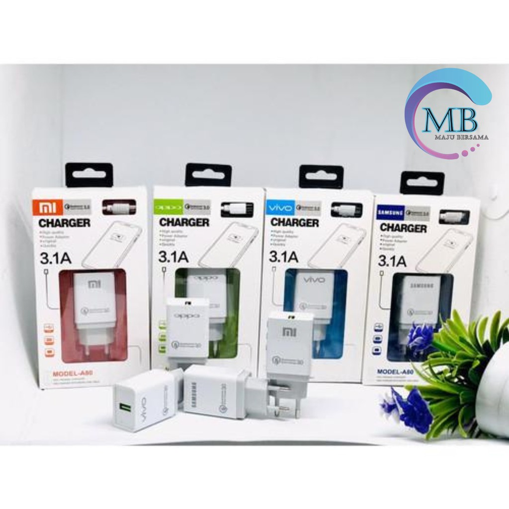 BM048 A80 Cashan Cashan OPPO 3Amper QUALCOM micro fast Charging Anti meledak A3S A5S F9 F11 F5 F7 MB1332