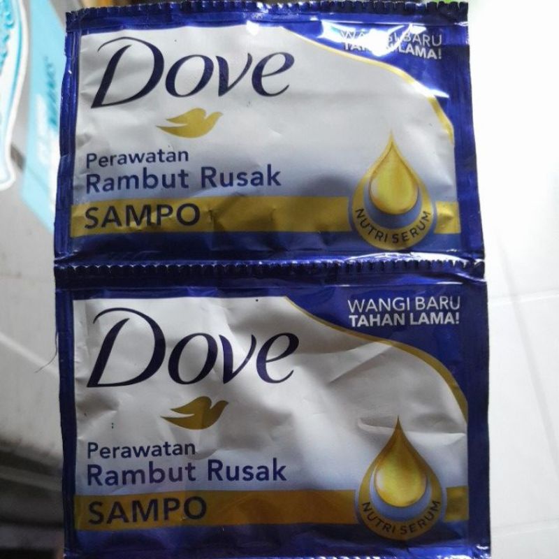 Shampo Dove Sachet renceng Shampo 12 SACHET x 9gr