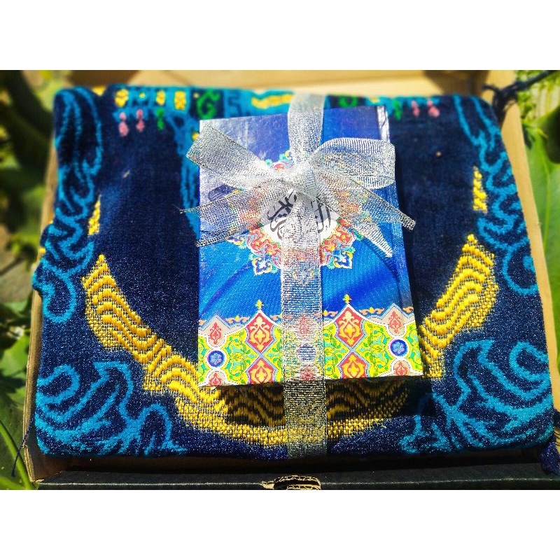 

❤️Pilih Warna❤️ Hampers Sajadah, Alquran A6, Hempers Pernikahan,Kado ulang Tahun cewek,Cowok,
