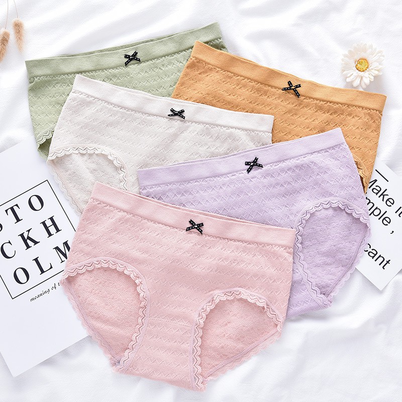 ❀ Chingu ❀ PW046 COD Celana Dalam Newest Graphene Panties Women's mid-rise hips Sexy Wanita Import