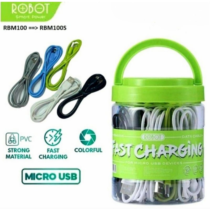 kabel cas bagus kabel charger robot rbm 100 cas micro usb charger android