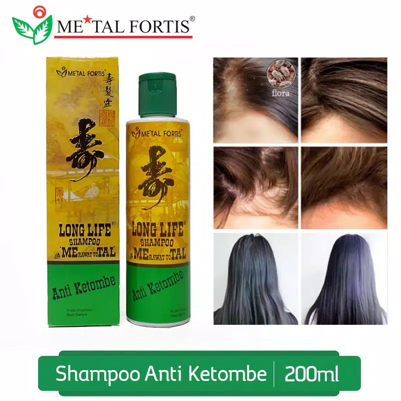 SHAMPOO METAL FORTIS KHUSUS ANTI KETOMBE RAMBUT CEPAT PANJANG