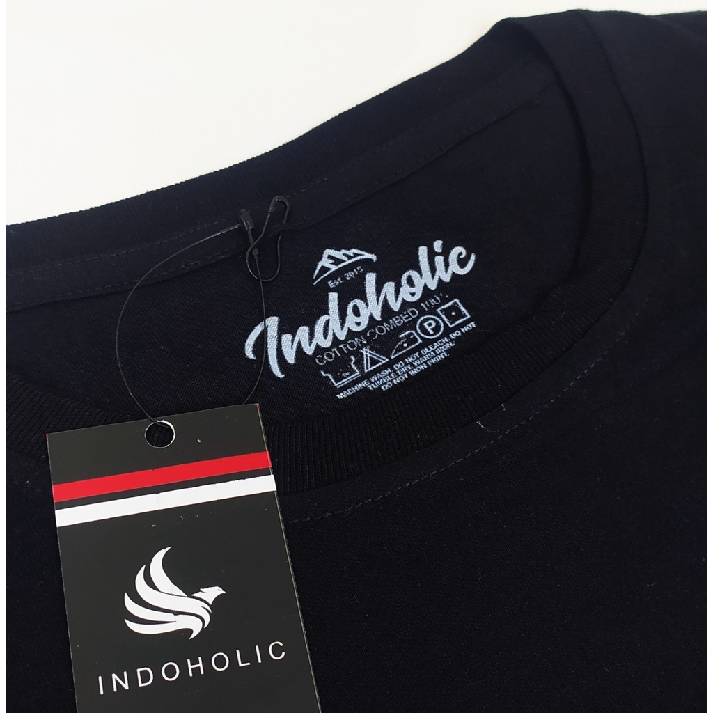 Indoholic Atasan Baju Kaos Distro Kaos Lengan Panjang Kaos Dakwah Kaos Muslim Pria Wanita Combed 100% Abu Ubaidah Bin Al-Jarrah