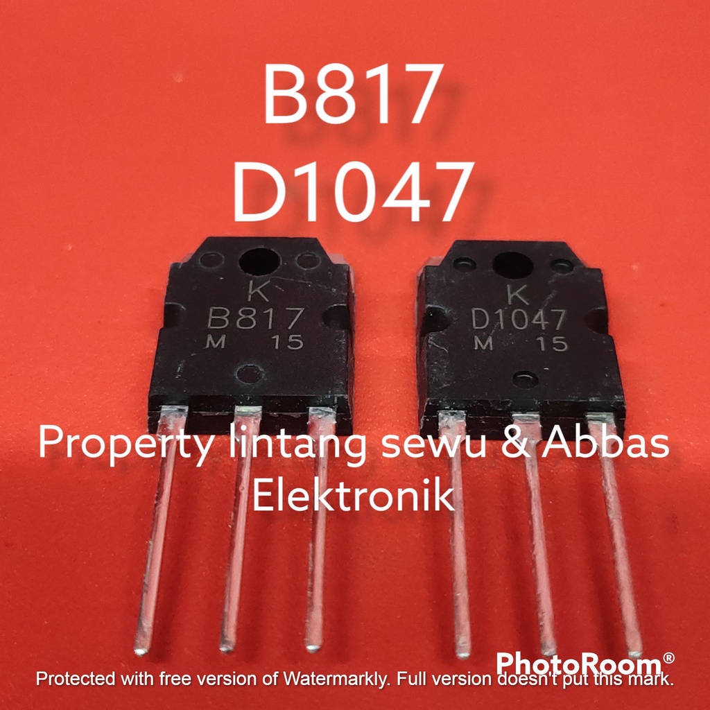 B817 D1047 TRANSISTOR FINAL AMPLIFIER B817 D1047 B 817 D 1047