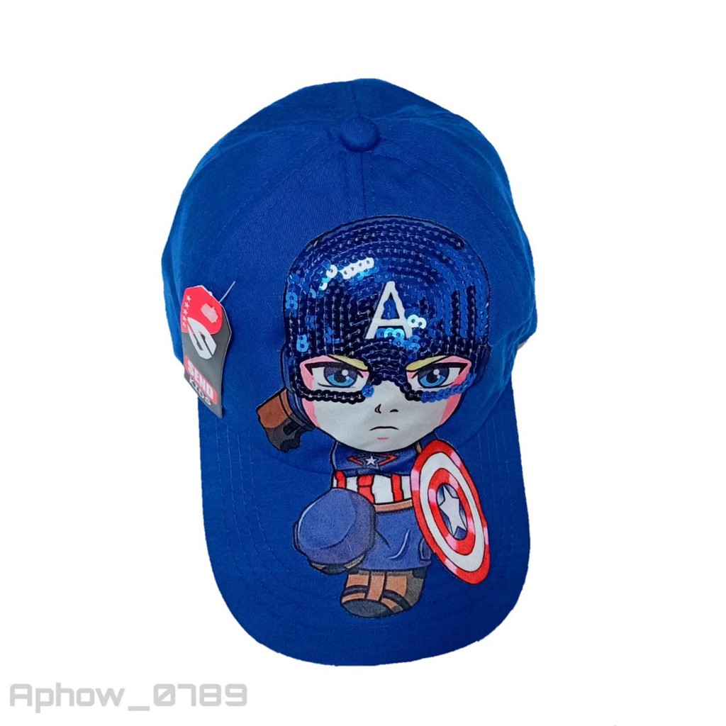 KIANJAYACOLLECTION89 - TOPI MARVEL LED ANAK COWO - BISA MENYALA TERMURAH !!