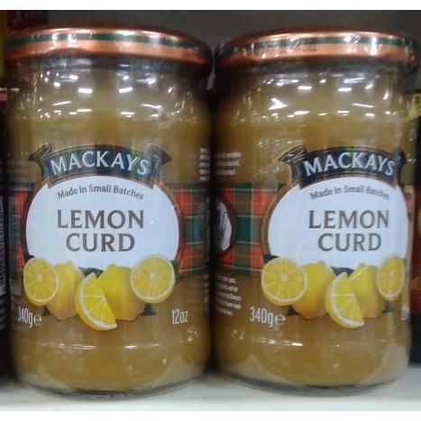 

MACKAYS LEMON CURD 12 OZ(340gr)