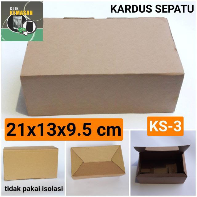 

KARDUS SEPATU 21X13X9,5/BOX KARDUS HP PACKING KOTAK DOS DUS BOX