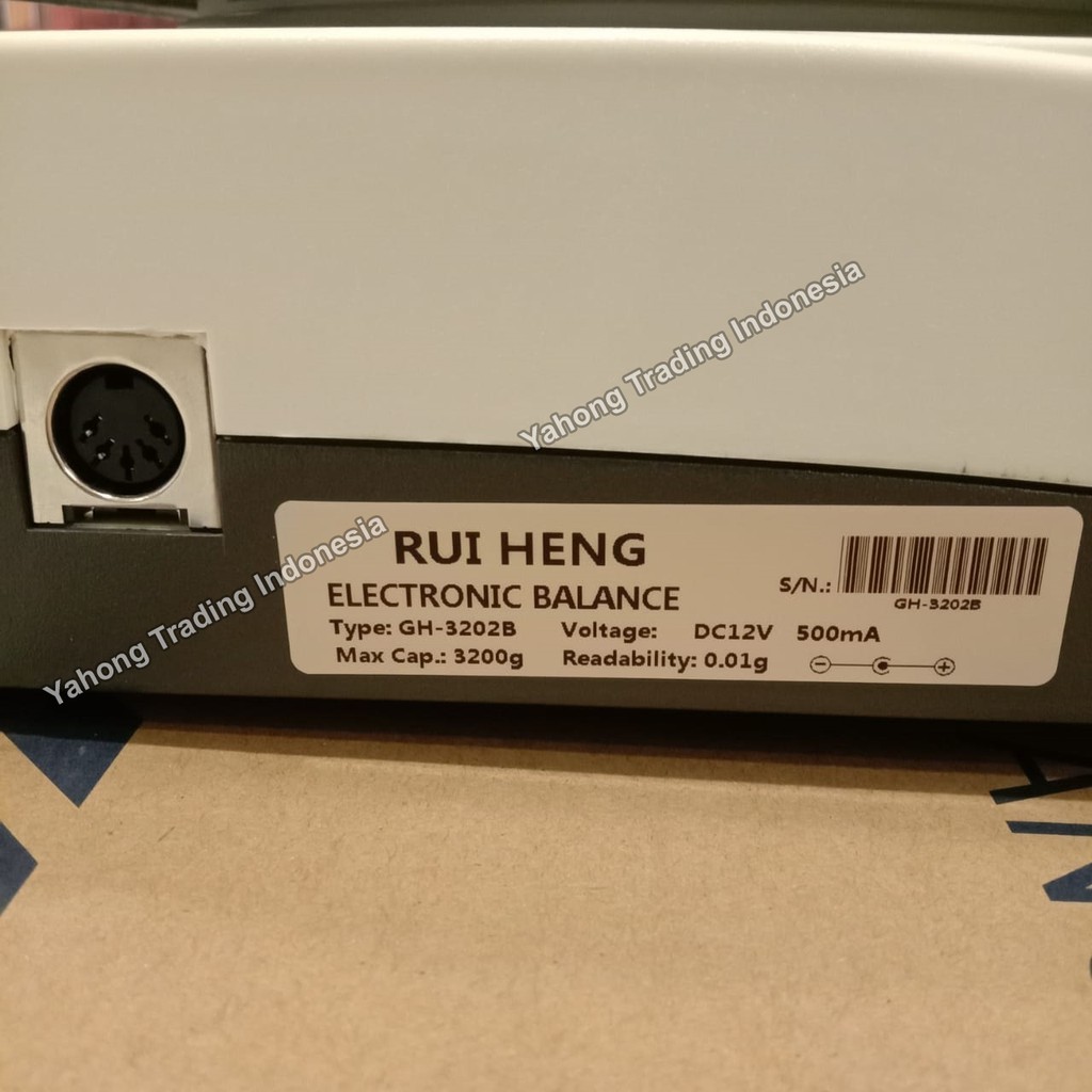 Timbangan Digital Obat Bubuk Analitik Laboratorium Ruiheng 3200g 0.01g