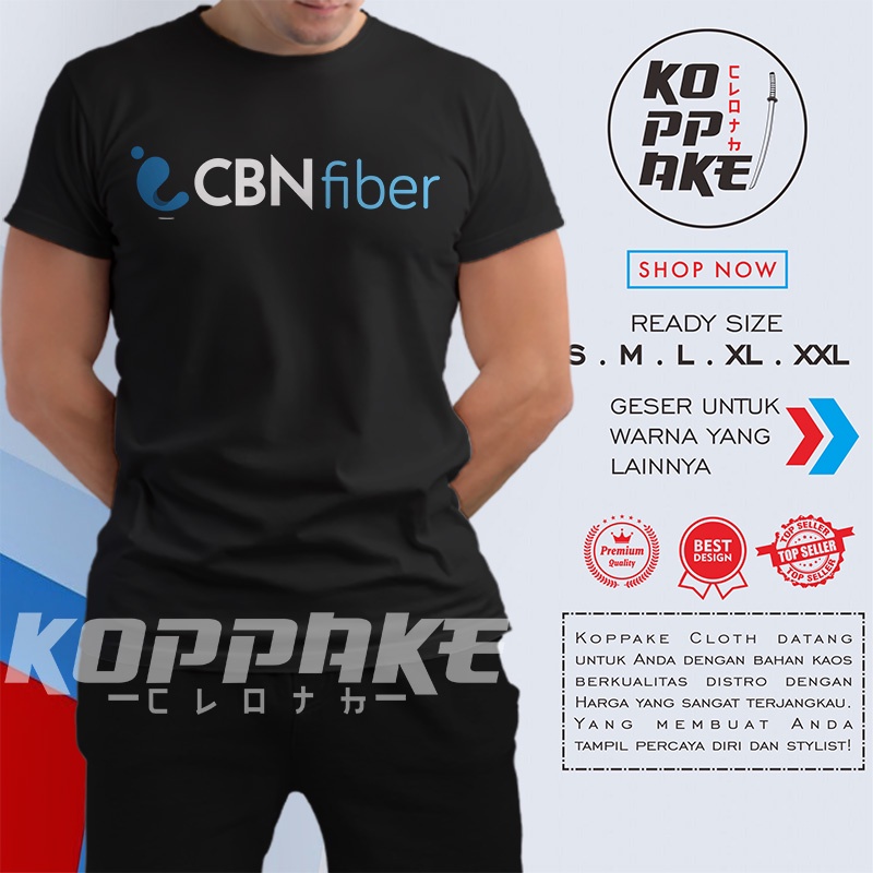 Kaos CBN Fiber Logo Baju Perusahaan