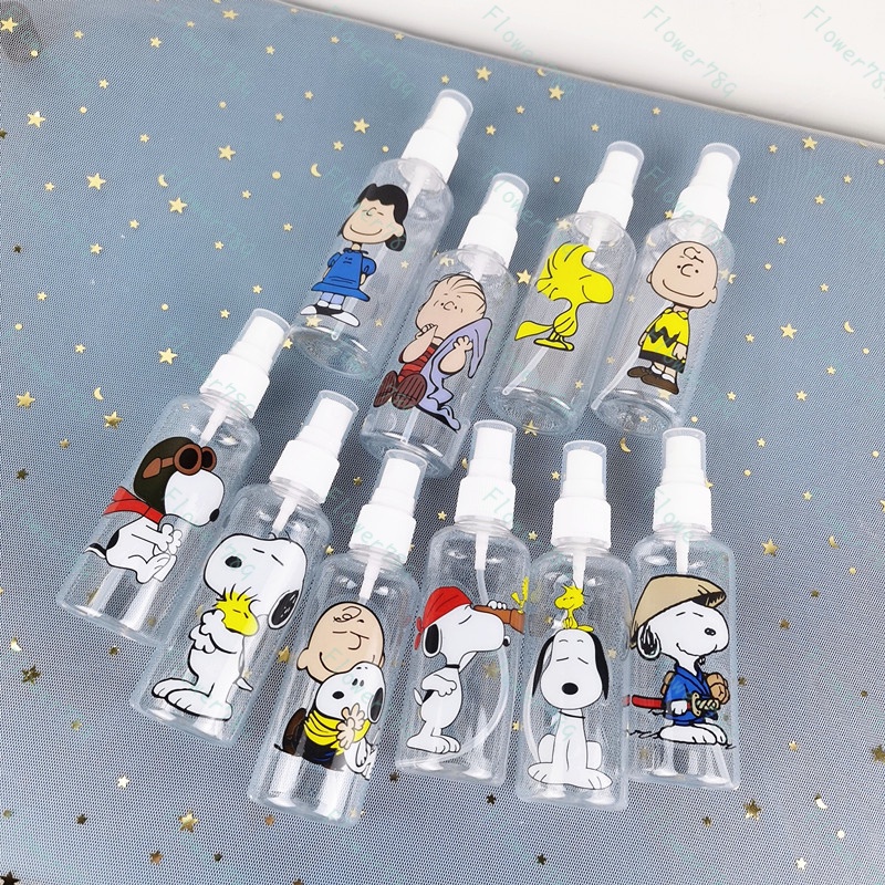 We Flower Portable Cartoon Snoopy Spray Bottle 100ML Travel Size Bottles Refillable Container