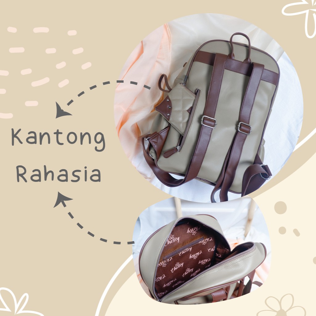 Tas Ransel Slot Laptop Rinjani Backpack By Chessy