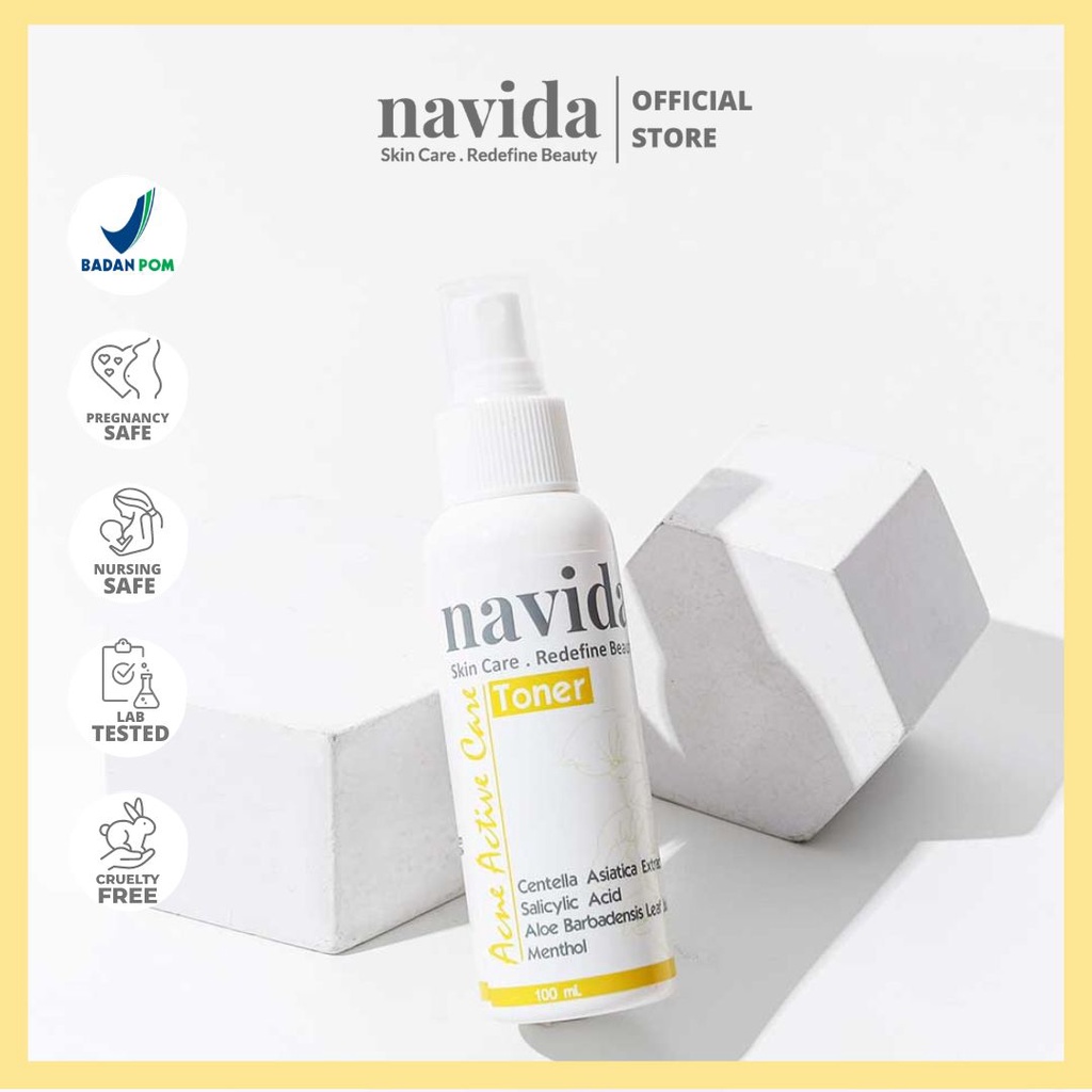 B1G1 Navida Acne Active Care Toner - Skincare Wajah BPOM --- BUY 1 GET 1