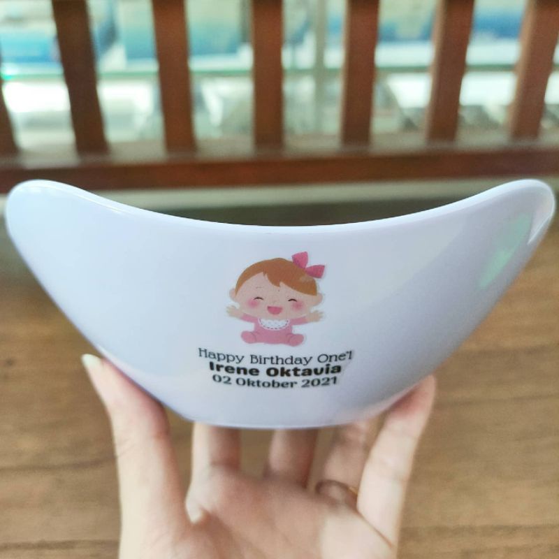 

souvenir mangkok untuk ulang tahun, aqiqah, new born, tasyakuran dll