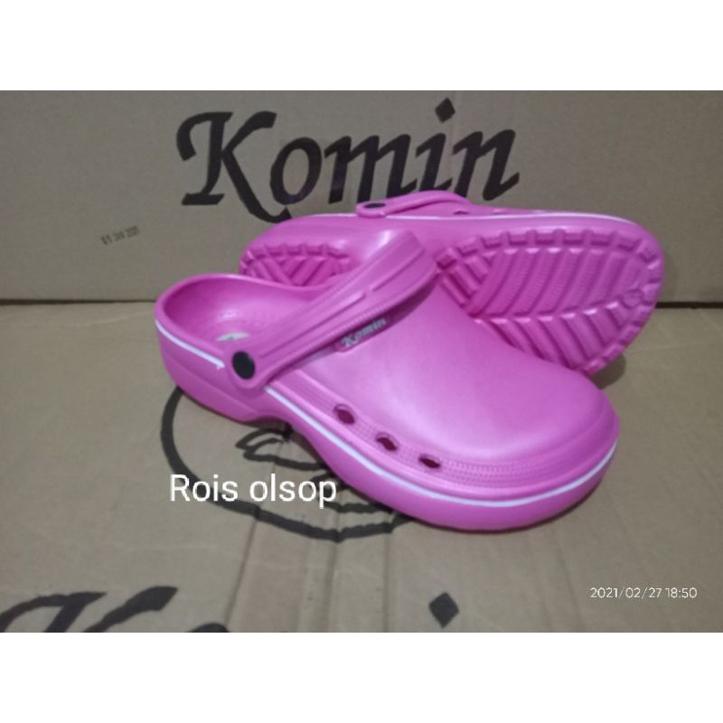 Sandal Baim Wanita / Medis / Merk Komin size 36-40-Pink