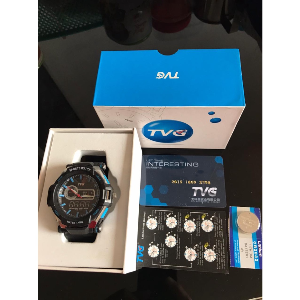 [Garansi 1 tahun ) Jam Tangan Double Time Pria Original | Jam Tangan TVG K801