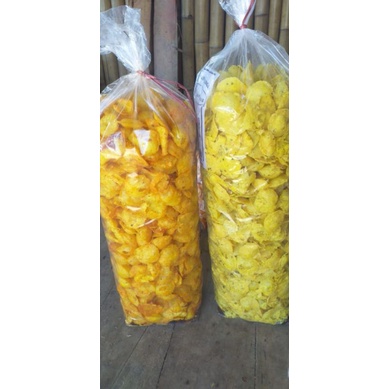 

Comring mini wangi daun jeruk Renyah 250 grm / Pedas & Original keripik Comro kering jajanan