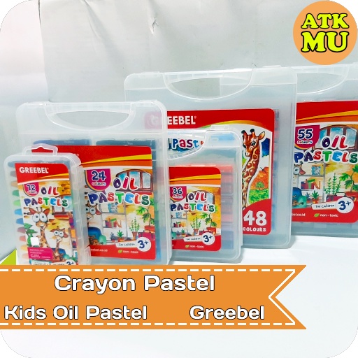 

Crayon Oil Pastels Kids 36 - Kids 48 - Kids 55 Greebel