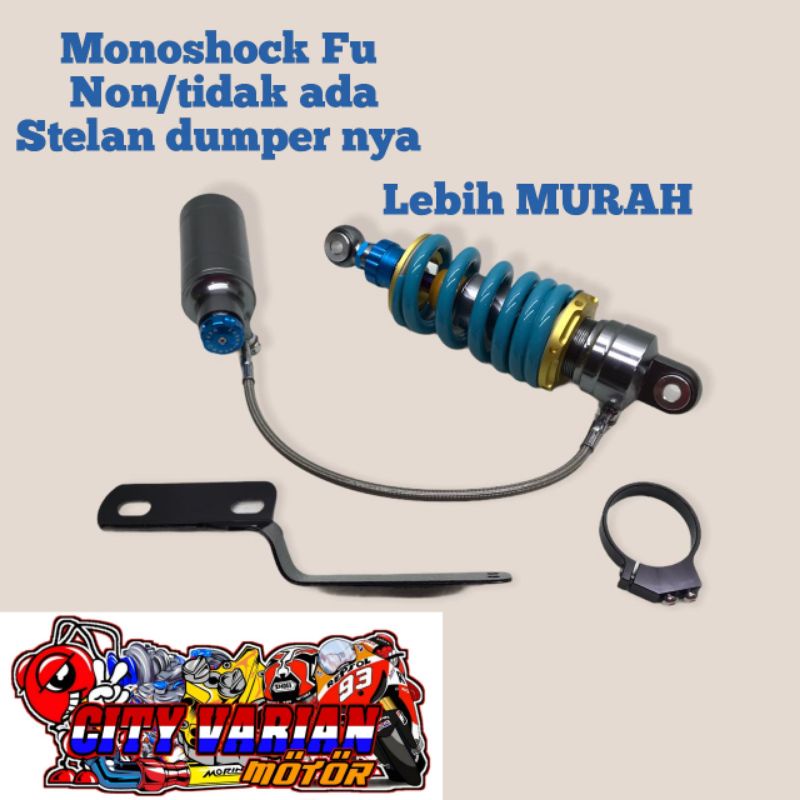 Monoshock mono shock fu Old/New fi 150 Rider tabung pisah nitron Showa 285mm Shockbreaker Tabung