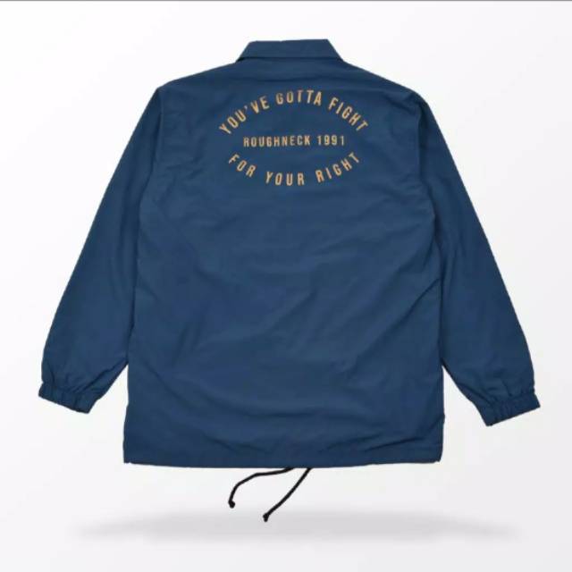 Roughneck GOTTA FIGHT NAVY COACH JACKET