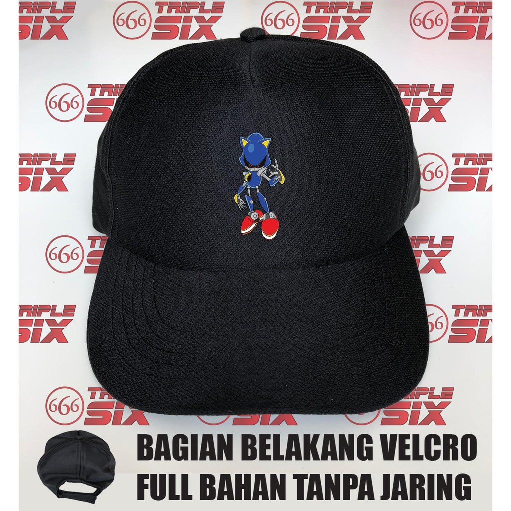 Topi baseball velcro Sonic the hedgehog Metal sonic