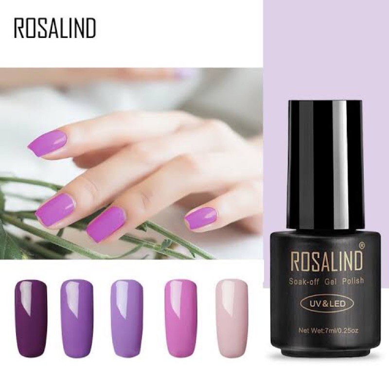 ROSALIND PURPLE 7ml purple series lilac rosalind color uv soak off gel polish kutek gel