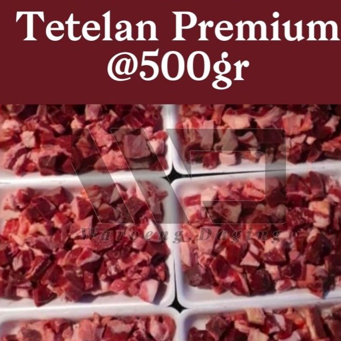 

Daging Tetelan Premium ( Tanpa Tulang ) 500gr
