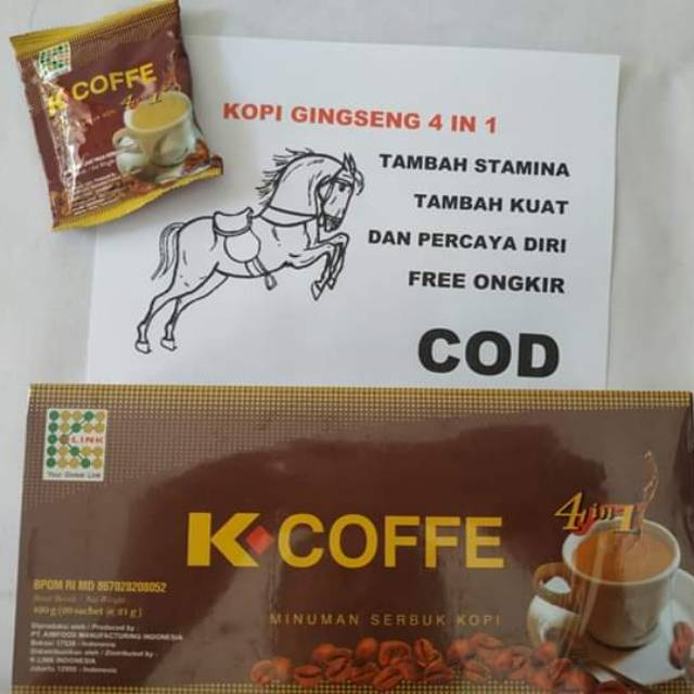 Kopi Tahan Lama 4in1 K Link Shopee Indonesia